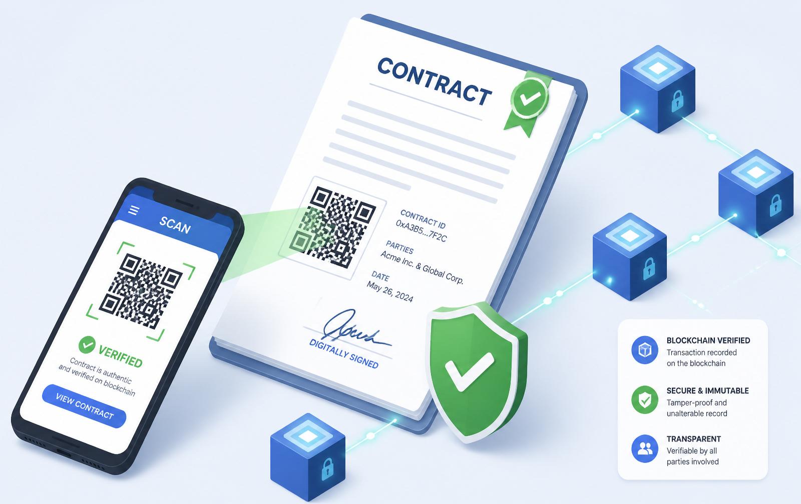 Tamper-proof QR verification