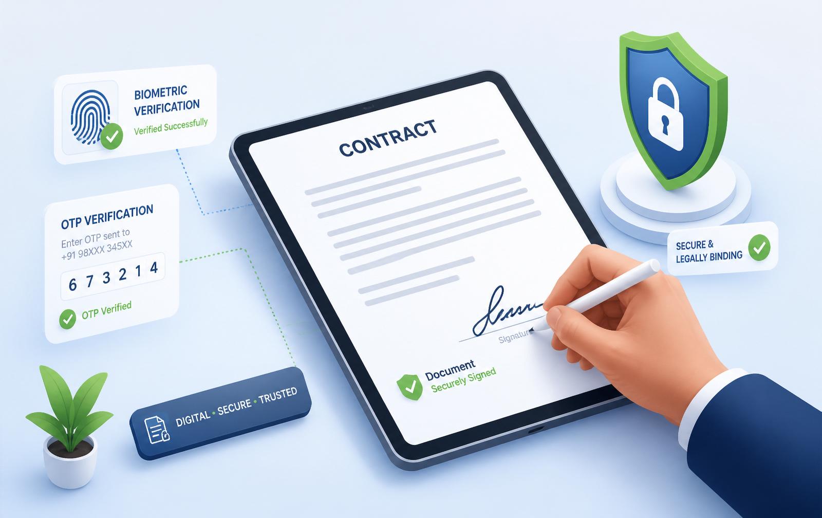 OTP & biometric e-signatures